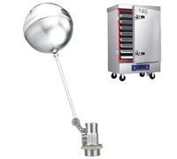 Generisch Válvula de flotador automática, válvula de bola de flotador de acero inoxidable, válvula de flotador de manguera, válvula de llenado de coche ajustable, ideal para tanques de agua, ganaderos