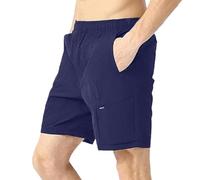 Generisch Vaqueros de primavera de alta calle para hombre, sueltos y rectos, con cordón, pantalones casuales, pantalones de pareja, pantalones cargo para hombre (gris, XL), marine, 3XL