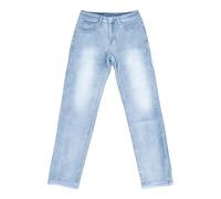 Generisch Vaqueros para hombre holgados vaqueros holgados estrechos elásticos para cintura alta, diseño moderno y cómodo para una elegancia elegante en la vida cotidiana, azul claro, 30