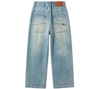 Generisch Vaqueros para niños para mayor comodidad, flexibilidad en la vida cotidiana: pantalones clásicos para niños con cintura ajustable y porcentaje elástico para días activos, azul celeste, 4-5