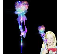 Generisch Varillas luminosas para niños, luminosa de juguete con brillo LED, barra luminosa para niñas, princesas, disfraces, accesorios de cosplay