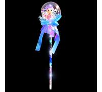 Generisch Varita de princesa, varitas luminosas para niños | Luminoso LED barra de luz de juguete - Varilla luminosa para niñas Princesa Favores Disfraz Cosplay Accesorios