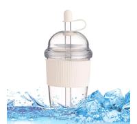 Generisch Vaso con pajita, apto para alimentos, hermético, reutilizable