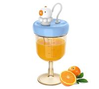 Generisch Vaso de chupito de vino para niños, portátil, a prueba de fugas, con pajita, para exteriores, camping, pícnic, viajes, bebidas, comidas