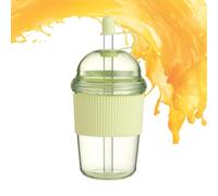 Generisch Vaso para zumo de 520 ml, tapa de silicona estética a prueba de fugas