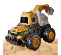 Generisch Vehículos de construcción | Excavadora de playa con articulaciones ajustables | Juguetes vehículos de construcción, para sala de juegos, guardería, arenero, exterior, fiesta, cumpleaños
