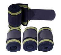 Generisch Vendaje elástico para la pierna, 4 rodillos, para entrenamiento de veterinarios, así como para lesiones en el tobillo del casco, articulación y rodilla