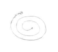 Generisch Venta al por mayor 10 unids 925 plata esterlina 1 MM collar de cadena de serpiente 1628 colgante costura, Aleación, Sin gemas