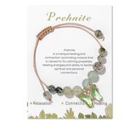 Generisch Venta al por mayor Para Pulsera Joyería Piedra Natural Pulsera Amatista Azul Turquesa Pulsera Mariposa Tejida a Mano Pulsera Niño Pulsera De Cuero Niño, talla única, Cristal artificial, No