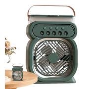Generisch Ventilador con pulverización, ventilador de refrigeración portátil con pulverización | Dispositivo de refrigeración con depósito de 0,45 L y 3 niveles para dormir, viajes, camping