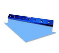 Generisch Ventilador de aire de aluminio, cortina ultrafina, conector de 1/4 pulgadas para eliminación de agua, cortavientos, compatible con compresor
