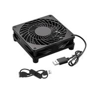Generisch Ventilador extractor USB de 120 mm con ventilador individual | Alta velocidad 1500 rpm, 5 V, 0,2 A para DVR, disipación de calor eficiente con fuerte flujo de aire, 56 CFM