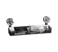 Generisch Ventosa para cuarto de baño - resistente al agua - ahorra espacio, estable, sin agujeros, compartimento para toallas, enjuague, champú, jabón