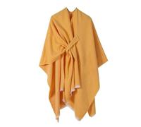 Generisch Verpennt For Evening Dresses Elegant Shawl Soft Open Front Poncho Sweater for Spring Fall Winter Schal Damen Winter Winter, amarillo, Talla única