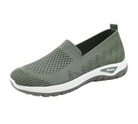 Generisch Versátil transpirable suave casual zapatos planos para mamás zapatos de enfermería mujeres 43, verde, 42 EU
