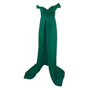 Generisch Vestido de maternidad de maternidad Proveedor Mujer Malla Sin Mangas Retráctil Sesión de Fotos Vestido Elegante Vestido de Fotos de Embarazo, verde, XL