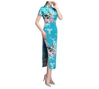 Generisch Vestido de mujer con elegante rendimiento de pasarela, ajuste mejorado para un look diario elegante y tejido de alta calidad, azul celeste, 3XL