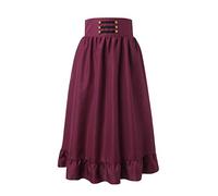 Generisch Vestido tradicional tirolés para mujer, elegante, retro, festivo, vestido tradicional tirolés, falda tradicional tirolesa, tallas grandes, Oktoberfest, atuendo con estampado de flores en el