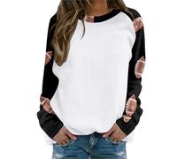 Generisch Vestidos de invierno para mujer con estampado rojo grueso y suéter skater, Negro , XL