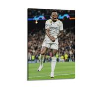 Generisch Vinícius Júnior Póster de Fútbol Lienzo Habitación Hermosa Pared Impresiones Artísticas Hogar Decoraciones Modernas 08 x 12 Pulgadas (20 x 30 cm)