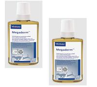 Generisch Virbac Megaderm Alimento dietético para perros y gatos - Paquete doble - 2 x 250 ml