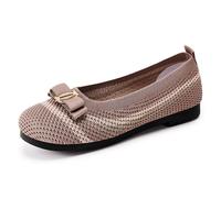 Generisch Vivastep - Sandalias planas para mujer, zapatos de verano, elegantes y cómodos, ligeras, suaves, deportivas, para bailar, para niñas, medievales, descalzos, para traje regional, caqui, 36 EU