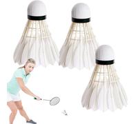 Generisch Volantes | Juego de 3 pelotas de entrenamiento de alta velocidad con estabilidad equilibrada, accesorios de bádminton equilibrados para niños, deportes de interior y juegos de jardín