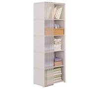 Generisch Wardrobe Storage Rack, Heavy Duty Clothing Shelf, Compact Room Closet Organizer, Sturdy Garment Hanging System, for Folded Clothes Dresses Coats Bedroom Organization Saving Space Use Home