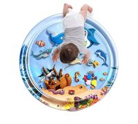 Generisch Water Play Mat | Inflatable Interactive Cooling with Floating Fish Pattern | Cat Water Sensory Play Mat for Summer Activity Pet Hunting