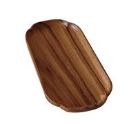 Generisch Wood Serving Tray, Charcuterie Food Board, 30 x 15 cm Wooden Tray with Durable Build, Party Serving Platter, Wooden with Rustic Design for Kitchen Living Room Coffee Table