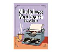 Generisch Word Search Books, Searching Game, 8.27x11.22 inches Words Find Puzzle Set, Multilevel Word Search, Activity Book with 400+ Puzzles for Brain Training, Relaxation, Stress Relief