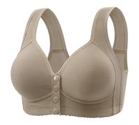 Generisch Y Bustier Mujer Talla Grande Cómodo Suave Bralettes de Apoyo Lindo Fuerte Sujeción para Deportes Blanco Body Encaje, gris, 36