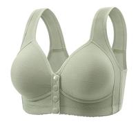 Generisch Y Bustier Mujer Talla Grande Cómodo Suave Bralettes de Apoyo Lindo Fuerte Sujeción para Deportes Blanco Body Encaje, verde, 38