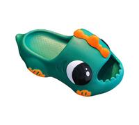 Generisch y niñas, ojos grandes, dinosaurios, para interior, baño, bañera, antideslizante, suave, sensación de pisada, pantuflas de bebé, talla 37, GN1, 28 EU