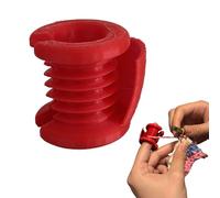 Generisch Yarn Guide Finger Holder - Crafts Separated Thimble Tool & Crochet Tension Ring | Adjustable Yarn Guide for Women, Entusiasts, Hobbyists, Artists, Home, Workshop & Apartment