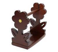 Generisch Yarn Holder Spinner, Wooden Spindle Dispenser Rack Art Craft Tool, Yarn Storage Organizer Spinner Holder for Women Mother Knitters Crocheters Enthusiasts Knitting Lovers