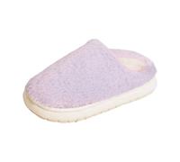Generisch Zapatillas acogedoras con forro polar para interiores y exteriores, cálidas, suaves y cómodas, para deslizarse dentro. 113, Color lila claro., 39 EU
