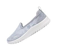 Generisch Zapatillas bordadas para mujer, mocasines sin manos, transpirables, encaje, moscas, mocasines, slip-on, ultraligeros, zapatos casuales, verano, cómodos, al aire libre, running, senderismo