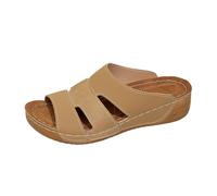 Generisch Zapatillas cómodas para mujer, zapatillas transpirables, zapatos de playa abiertos, sandalias de verano con tacón de bloque bajo, suela suave, sandalias de cuña, sandalias de plataforma para