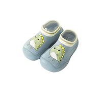 Generisch Zapatillas de bebé con dibujos animados para niños pequeños con forro interior cálido zapatos de invierno calcetines suaves para bebés primeros pasos suela antideslizante, a, 20 EU