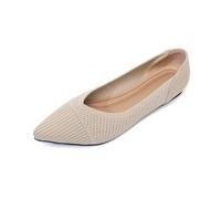 Generisch Zapatillas de conducción monocromáticas, zapatillas transpirables, cómodas zapatillas casuales para el verano, suela ligera y flexible, beige, 43 EU