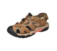 Generisch Zapatillas de correr para hombre, para la playa, para exteriores, senderismo, chanclas, para el tiempo libre, para el verano, ligeras, marrón, 40 EU