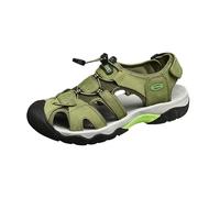 Generisch Zapatillas de correr para hombre, para la playa, para exteriores, senderismo, chanclas, para el tiempo libre, para el verano, ligeras, verde, 43 EU