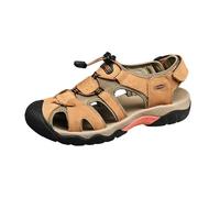 Generisch Zapatillas de correr para hombre, para la playa, para exteriores, senderismo, chanclas, para el tiempo libre, para el verano, ligeras, dorado, 43 EU