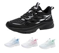 Generisch Zapatillas de correr para mujer, con buen aislamiento, zapatillas de deporte, tenis, fitness, correr, caminar, ligeras, transpirables, para el tiempo libre, para correr, con cordones, cojín