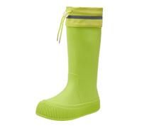 Generisch Zapatillas de correr para mujer, para mujer, para el tobillo y el jardín, botas de goma para el exterior, con tacón cómodo, verde, 38 EU
