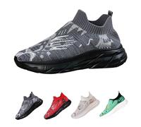 Generisch Zapatillas de correr unisex con buena amortiguación para deslizar hacia adentro - sin cordones, sin manos, zapatillas sin cordones, suela suave, antideslizante, transpirable, calzado