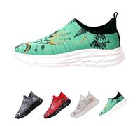 Generisch Zapatillas de correr unisex con buena amortiguación para deslizar hacia adentro - sin cordones, sin manos, zapatillas sin cordones, suela suave, antideslizante, transpirable, calzado
