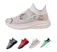 Generisch Zapatillas de correr unisex con buena amortiguación para deslizar hacia adentro - sin cordones, sin manos, zapatillas sin cordones, suela suave, antideslizante, transpirable, calzado