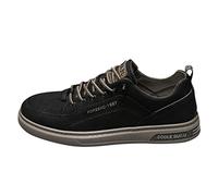 Generisch Zapatillas de deporte Moda Custom Low Top Board Zapatos Hombres Skateboard Casual Zapatos, Negro , 42 EU